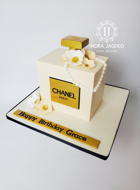 3D Chanel Bottle Cake