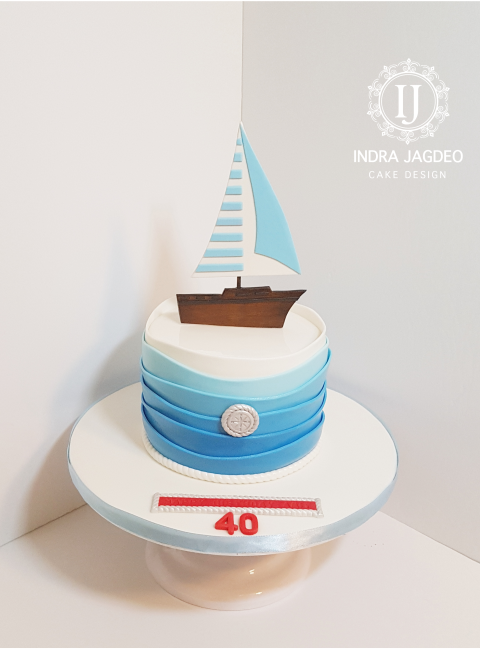 Sailing Theme Cake