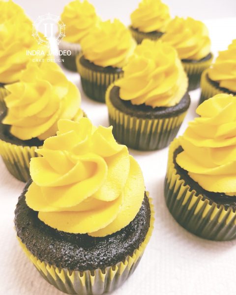 Yellow Chocolate Cupcakes