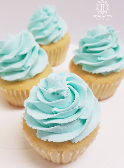 Sky Blue Cupcakes